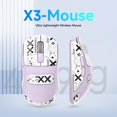 thumbnail image 2 of Wireless Gaming Mouse + Griptape, 49g Triple Mode Bluetooth/2.4G/USB-C Ergonomic Computer Mouse, PAW3395 26K DPI Sensor, 200h Battery Life, Programmable Buttons, Gaming Accessories for PC/Laptop/Mac, 2 of 5