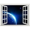 thumbnail image 2 of wall26 Removable Wall Sticker/Wall Mural (36"x48", Earth in Universe), 2 of 6