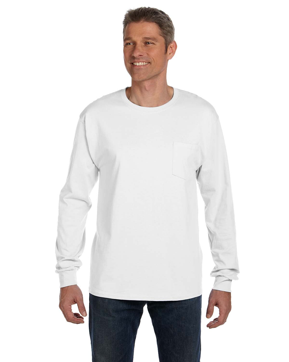 hanes comfort soft pocket tee