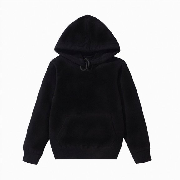 Gerichy Toddler Boys Girls Casual Hoodies Sweatshirt Solid Hooded Pullover Tops Long Sleeve with Pocket 3T-11T