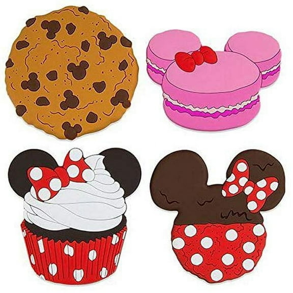 Disney Parks Disney Magnet Set - Mickey & Minnie Sweet Treats - Set Of 4