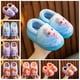 thumbnail image 2 of Kid Cartoon Frozen Anna Elsa Sofia Niños Zapatillas de algodón Otoño Invierno Cálido Princesa Bebé Niña Interior Dormitorio Casa Zapatos Sock40-41 (Plantilla 24 CM) Gao Jinjia LED, 2 of 2