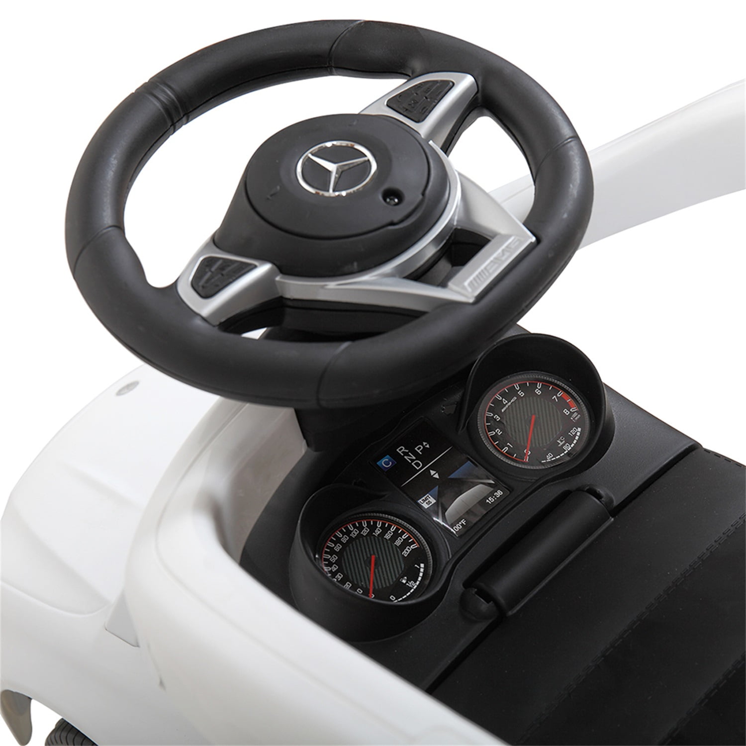 CIPACHO 3-in-1 Kids Ride On Push Car, Toddler 4 Wheels Push Car, w/ Horn, Music, Under Seat Storage, Parental Handle, Armrest Guardrails for Children Boys & Girls, White CIPACHO 3-in-1 Kids Ride On Push Car, Toddler 4 Wheels Push Car, w/ Horn, Music, Under Seat Storage, Parental Handle, Armrest Guardrails for Children Boys & Girls, White