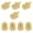 Yellow, variant on BIMZUC 8Pcs Violin Mute Adjustable Rubber Silencer Single Hole Practice Parts Accessories Brown (4.72 inches / 12 cm) Durable Stringed Instrument Mutes for Premium Sound Control[cite: 1]
