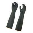 thumbnail image 1 of Extra Long 55cm Latex Rubber Gloves Work Rubber Gloves -, 1 of 8