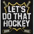 thumbnail image 2 of Let's Do That Hockey Sports Plus Size Long Sleeve Graphic Tee Shirt Brisco Brands 2X, 2 of 5