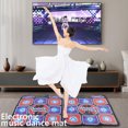 thumbnail image 2 of Alfombra Fitness Musical Baile Juego Usuarios Dobles Con Controlador Inalámbrico Detección 100 Música 60 Juegos Sensoriales para Familiares, 2 of 9