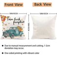 thumbnail image 2 of Juego de 4 fundas de almohada de otoño de 18 x 18, fundas de almohada para sofá, decoración del hogar, funda de almohada decorativa de estilo rústico como se muestra, como se muestra, 2 of 5