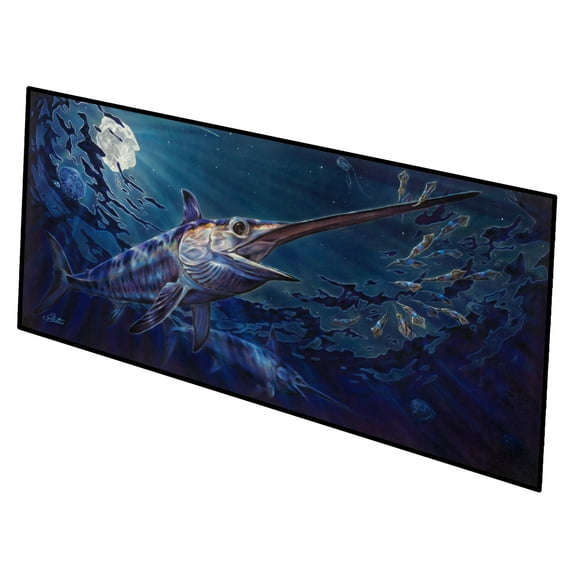 Prince Of Darkness Swordfish Indoor / Outdoor Runner Mat 28x58