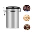 thumbnail image 1 of HURRISE Coffee Stainless Steel Container,Kitchen Sotrage Large Airtight Canister for Coffee,Silver, 1 of 7