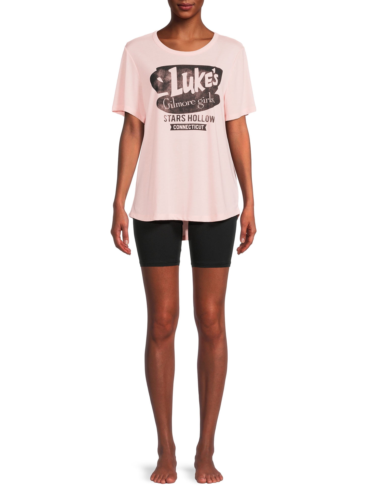 Gilmore Girls Women's Biker Shorts Sleepwear Set, 2-Piece