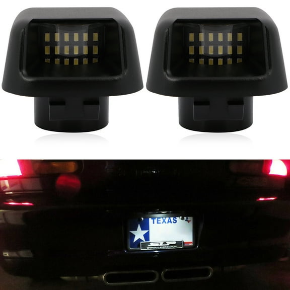 cciyu License Plate Light Tag Lamp Assembly 6000K White Replacement For Frontier For Nissan Armada For Nissan Titan For Nissan Xterra For Suzuki Equator