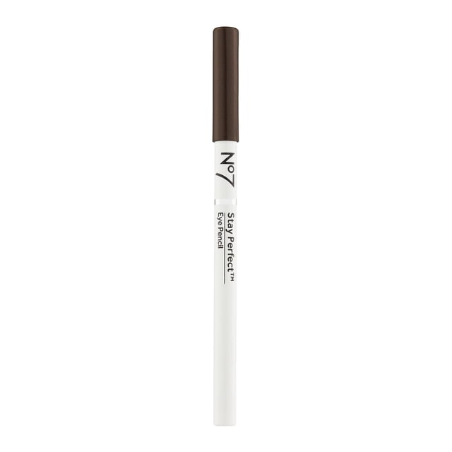 Lápiz de ojos No7 Stay Perfect Amazing - Marrón - Delineador de ojos en lápiz con punta de precisión para una textura suave y sedosa - Hasta 12 horas de pigmento resistente al agua de larga duración (