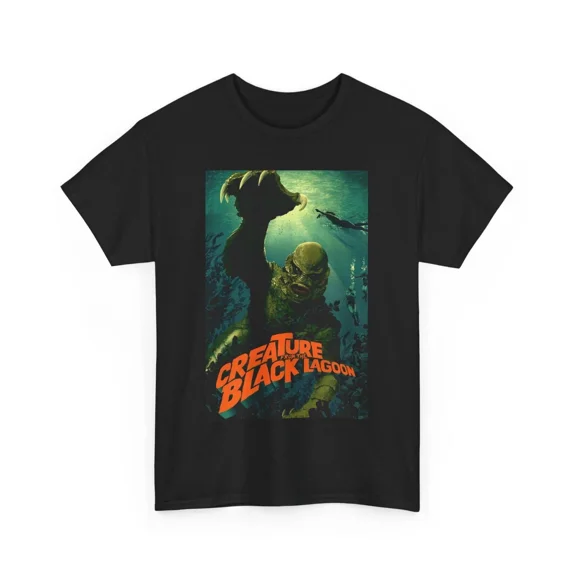 RARE Creature from the Black Lagoon Tee, Retro Horror Movie Shirt, Classic Monster Gr