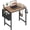 Rustic Brown, variant on White Small Desk for Bedroom - Compact Study Writing Table for Kids Students Home Office Mini Laptop PC Computer Desk, 32 Inch Modern for Small Spaces