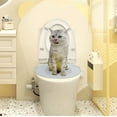 thumbnail image 4 of Uxgjfwu Odor Proof Cat Litter Box, Sand Splash and Urine Containment Toilet Trainer for Pets, Enclosed Design for Odor Control, Easy Clean Pet Bathroom Solution, 4 of 6