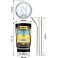 thumbnail image 2 of Bus Driver Gifts For Women Men, School Bus Driver Appreciation Gifts, 20oz Bus Driver Gift Coffee Tumbler, School Bus Driver Travel Cup, Bus Driver Insulated Cups With Lid, 2 of 5