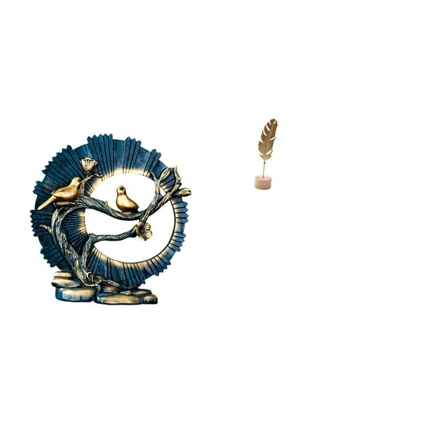 figurita de chuchería,Adorno figura artesanía escultura amor estatua,Escultura de hojas,Estatua de hoja de metal Escultura de hoja Decoración del hogar,Figura de hoja artística con