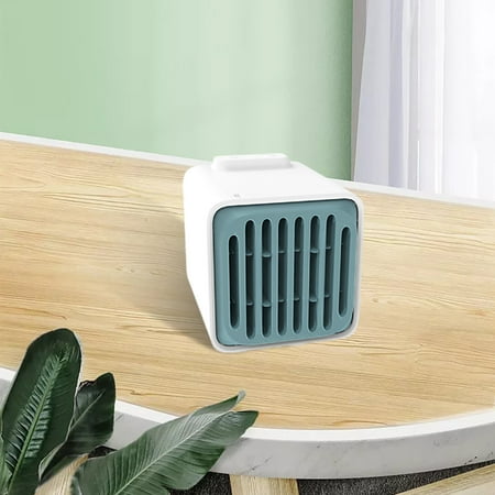 

LnjYIGJ Kitchen & Dining Double Layer Ice Crystal Refrigeration Household Air Cooler Desktop Small Air Conditioner USB Mini Fan Air Cooler