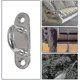 thumbnail image 4 of Gancho de acero inoxidable (6 piezas) - Soporte de pared resistente - Ganchos de metal en forma de U con 2 orificios que soportan hasta 40 kg de peso, ganchos de pared atornillados Capa ator, 4 of 5