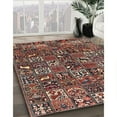 thumbnail image 3 of Ahgly Company Machine Washable Indoor Rectangle Traditional Camel Brown Area Rugs, 3' x 5', 3 of 7