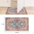 thumbnail image 6 of Retro Door Mat, 17 X 30 Inch Boho Pink Carpet Welcome Doormat Decorative Home Floor Mat, Non Slip Rubber Back and Strong Water Absorption for Outdoor Indoor Entrance Decor, 6 of 6
