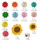thumbnail image 2 of 30 piezas de parches termoadhesivos bordados CHAO parches adhesivos con forma de flor, 2 of 5