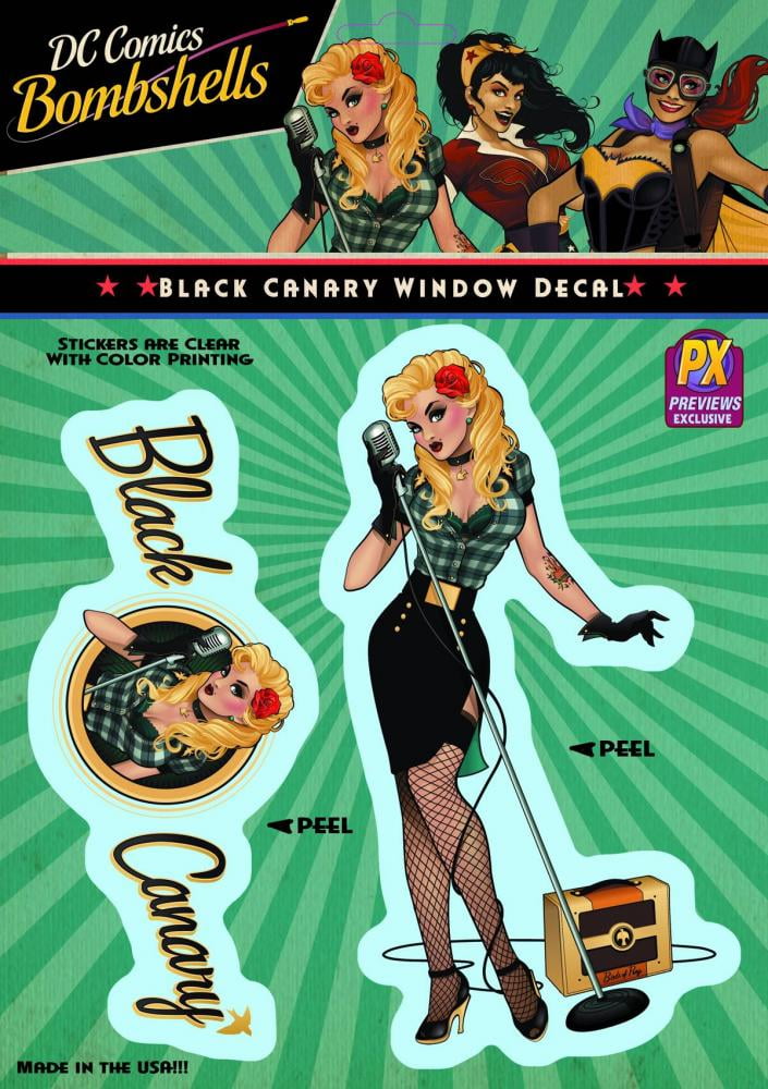 DC Comics Bombshells 2 Gold Deco Base Card #05 Black Canary