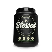 Blessed Vegan Protein Powder - Plant Based Protein Powder Meal Replacement Protein Shake, 23g of Pea Protein Powder, Dairy Free, Gluten Free, Soy Free, No Sugar Added, 30 Servings (Vanilla Chai)