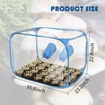 thumbnail image 3 of Still Air Box Pop Up Mushroom Grow Tent Kit Portable Mycology Fume Hood Propagation Stations Mushroom Grow Bag 35.8x23.2x22.8 inch, 3 of 5