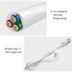 thumbnail image 3 of Yuarrent Toma de corriente de oficina en casa con puertos USB 2400W 10A aplicación remota Control WiFi toma de corriente de carga rápida enchufe de Accesorios para electrodomésticos Yuarrent HA066458-00B, 3 of 6