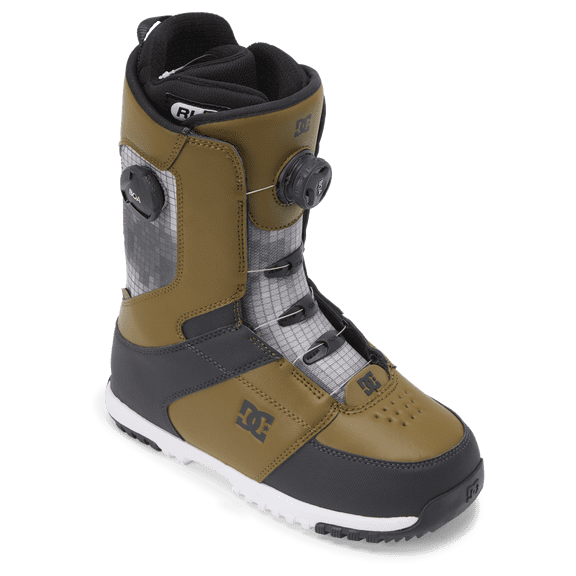 DC Men's Control Snowboard Boots - Olive/Military - 8
