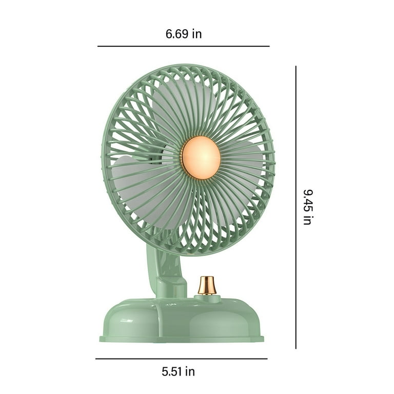 Fans on Clearance! lulshou Vintage Desk Fan, 136 Degree Pivoting