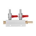 thumbnail image 1 of Gas Distribution Manifold,2 Way Gas Distribution Gas Splitter C Distributor High-Precision Functionality, 1 of 8
