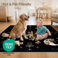 thumbnail image 4 of ODIKA 6'x9' Ultra-Soft Area Rug, Gothic Moth Tarot Academia Witchy Mystical Galaxy Phase Death Flowing Dynamic None Washable, Bare feet friendly, Silk-Touch for Guest Room, Bedroom, 4 of 7