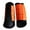 Orange, variant on MOMOJIA Ergonomic Curved Horse Leg Wrap Protectors Horse Leg Guards Featuring High Strength Armors Soft Lining 4 Size Option