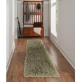 thumbnail image 4 of New Flokati 1400gr 2'4" x 8'6" Runner, Olive, 4 of 5