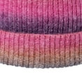 thumbnail image 6 of Hariumiu Hat Beanie Hats Tie Dye Print Thicken Unisex Hat Woolen Yarn Rainbow Striped Warm Knitted Beanie Fashion Hat, 6 of 7