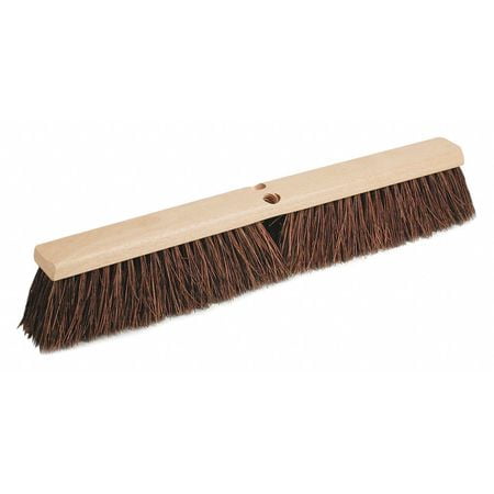 Wood Push Broom - Zoro G4151309 Palmyra Push Broom Head,Palmyra,Wood Block,24 in, Wood Block