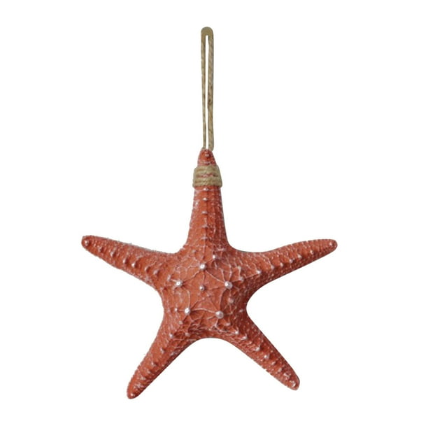 Adorno colgante de pared de , playa, mar Tropical, decoración de , naranja Gloria Colgante de pared de estrella de mar