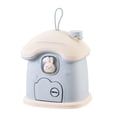 thumbnail image 4 of Cottage Piggy Bank Banco de dinero para niños, decoración del hogar, caja de ahorro de dinero para niños, banco de monedas para fiesta de cumpleaños azul, 4 of 9