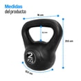 thumbnail image 2 of Pesa Rusa Plástica Tayga 2 kg color Negro, 2 of 5