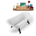 thumbnail image 2 of 59" Streamline N1100WH Clawfoot Tub and Tray With External Drain, 2 of 4