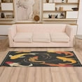 thumbnail image 2 of Yayeee Runner Rug for Bedroom 2'x6' Machine Washable Hallway Non Slip Mat, Black Fish Pattern, 2 of 8