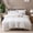 White, Cotton&minky Dot Off-white, variant on 100% washed cotton duvet cover for weighted blanket 60x 80 inches, with 16 ties, long side zipper/powder/just quilt cover