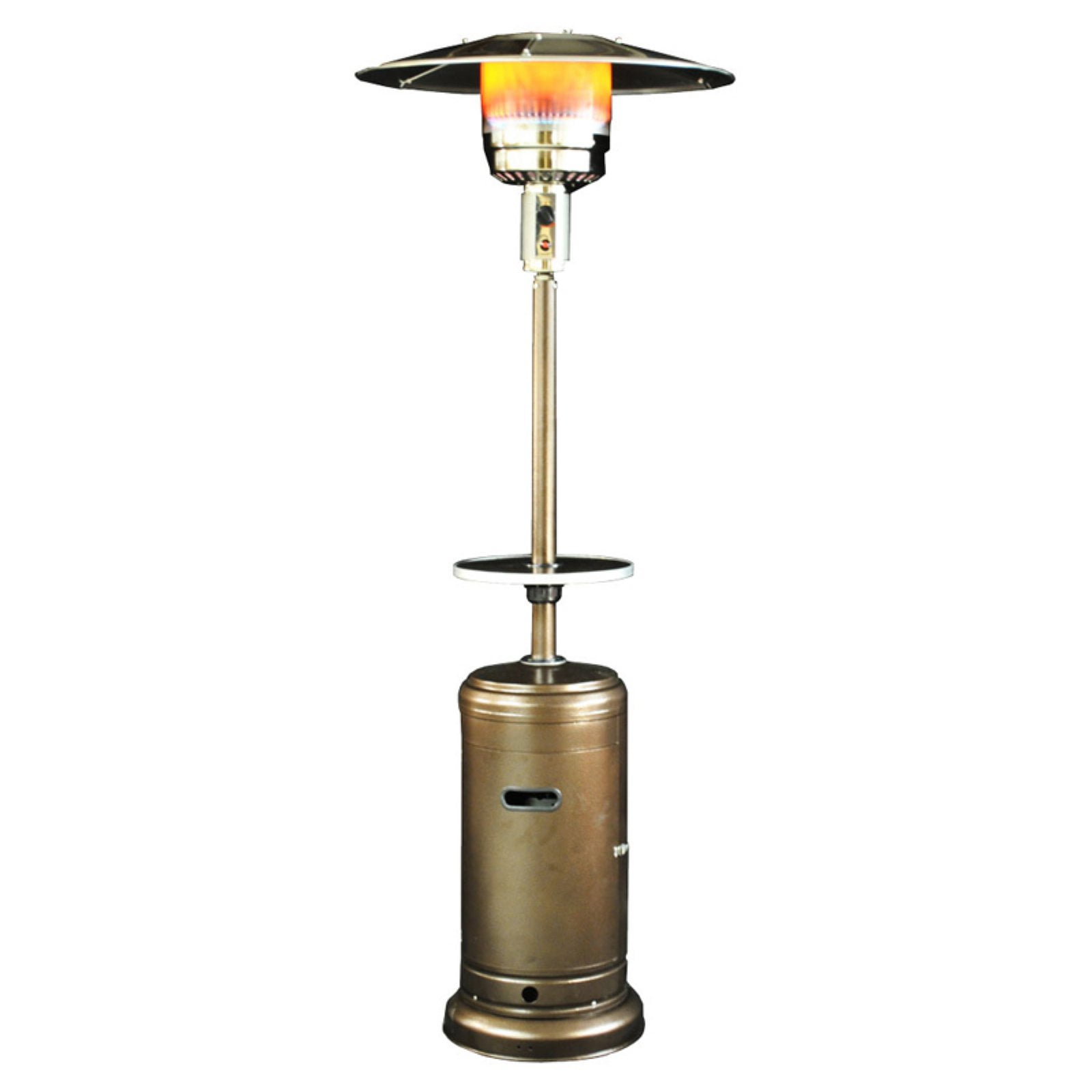 SUNHEAT Classic Propane Umbrella Patio Heater with Drink Table