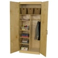 thumbnail image 2 of Wood Designs 990541 Adjustable 3 Shelf Wardrobe Unit, 84" Height, 2 of 15