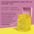 thumbnail image 2 of Glowing Deodorant Wipes for Women, Citrus Scented, by Busy Beauty, 15 Wipes, 2 of 8