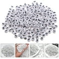thumbnail image 6 of 100pcs White Acrylic Number Beads for Bracelet & Jewelry Making, 6 of 6