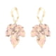 thumbnail image 2 of Pendientes para mujer, regalos para mujer, pendientes de moda para mujer, pendientes con forma de hoja, joyas para mujer, regalos, pendientes de moda., 2 of 5